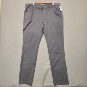Club Room Men's Straight Leg Gray Chino Pants Size 38x32‎